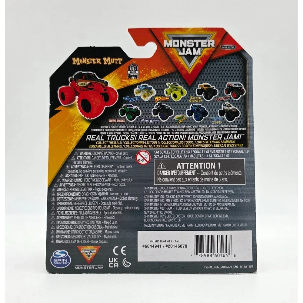 New Monster Jam‎ Monster Mutt Series 36